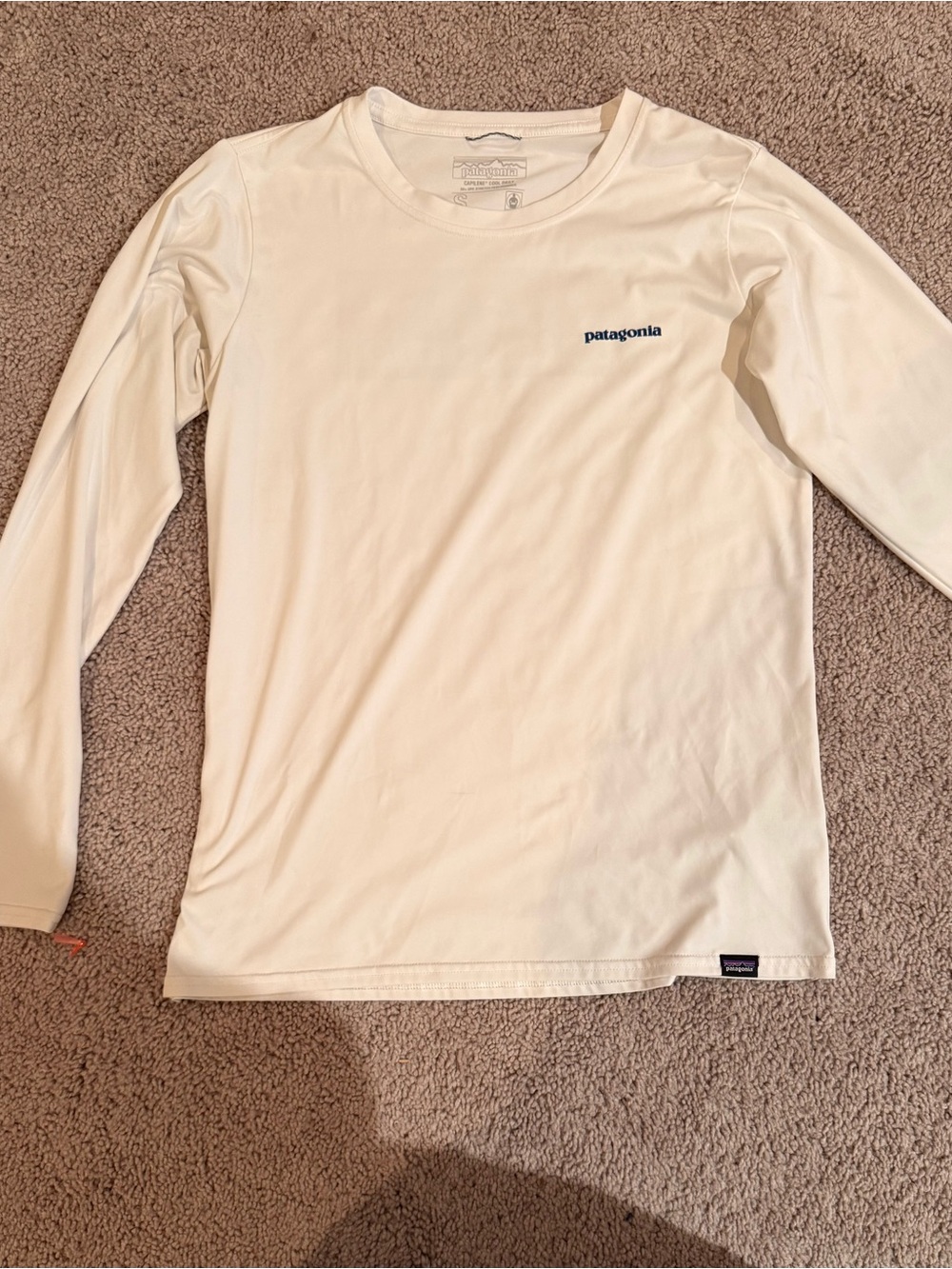 Patagonia Women’s Long-Sleeve Crew in Off-White
